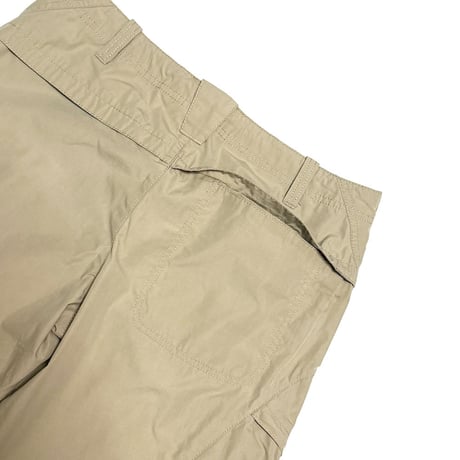 【USED】00's NIKE Technical Side Pocket Shorts Light Beige