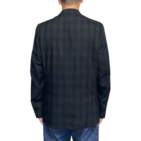 【USED】60's-70's Penney’s TOWNCRAFT Dark Plaid Tailored Jacket