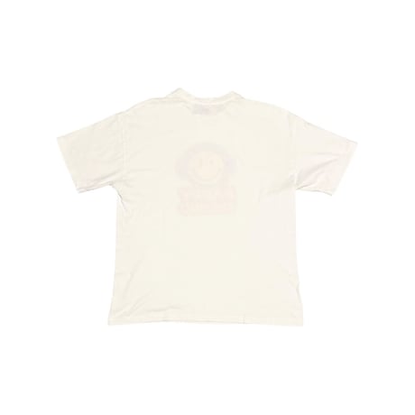 【USED】90's HAPPY TECHNO Smiley Face Print T-shirt