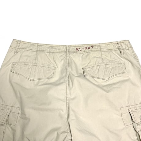 【USED】90's-00's Polo by Ralph Lauren SURPLUS FIT Cargo Shorts Ivory