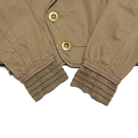 【USED】00's DIESEL Zip Design Cropped Cotton Tailored Jacket
