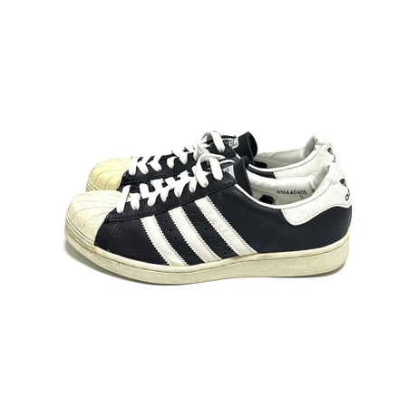 【USED】80's adidas SUPERSTAR Black × White Made in France