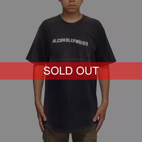 【USED】90's XLARGE “ALCOHOLLYWOOD” Fade T-shirt Made in USA