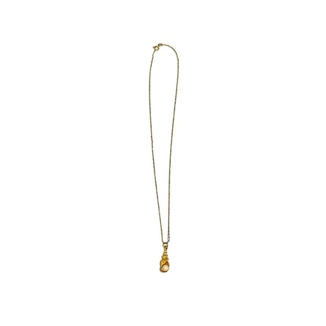 【BOOMBABA BOUTIQUE】(No.17) Sea Shell Pendant Necklace 12K gold-filled