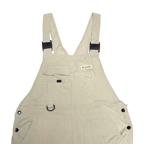 【USED】Columbia 2001SS Convertible Detachable Overalls Greige