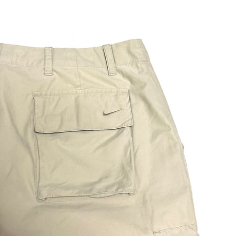 【USED】00's NIKE GOLF Cargo Shorts Right Beige
