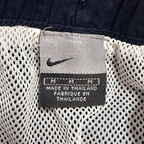 【USED】00's NIKE Ripstop Nylon Swim Shorts Navy