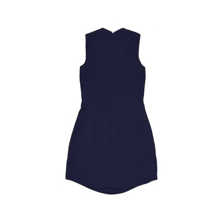 【USED】CARVEN by Guillaume Henry 2012AW Tailored Lapel Sleeveless Blazer Dress Navy