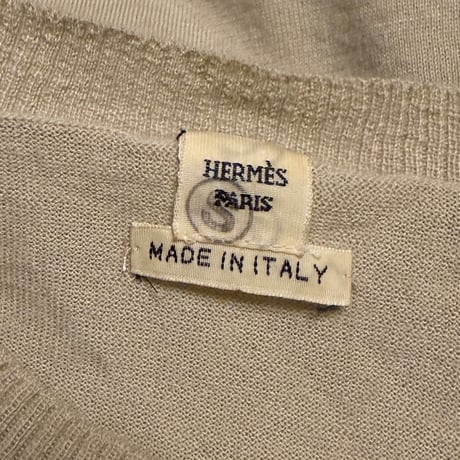 【USED】00's HERMÈS by Jean Paul Gaultier Repaired Cashmere Knit