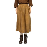 【USED】ISSEY MIYAKE 1985SS Open-Weave Silk Gathered Skirt