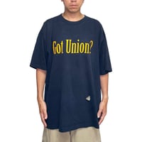 【USED】90's UAW “Got Union?” Double-Sided Print T-shirt