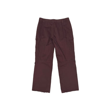 【USED】00's NIKE Herringbone Cotton Cargo Pants Bordeaux Brown