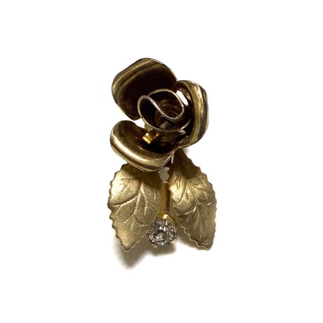 【BOOMBABA BOUTIQUE】(No.13) Rose Earrings Gold-filled