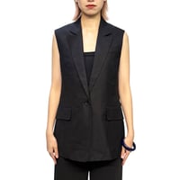 【DEAD STOCK】90's Veronique Branquinho 1B Sleeveless Tailored Jacket