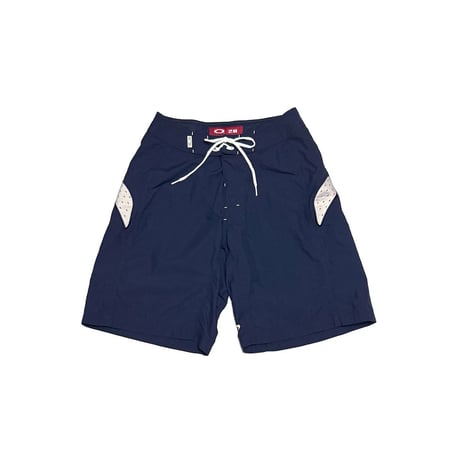 【USED】00's OAKLEY Tech Board Shorts Navy