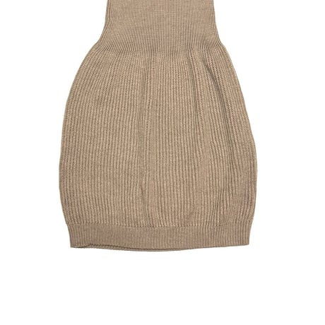 【USED】00's MOSCHINO CHEAP AND CHIC Virgin Wool Turtleneck Knit Dress