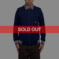 【USED】70's adidas Trefoil Pocket Navy Knit Track Jacket