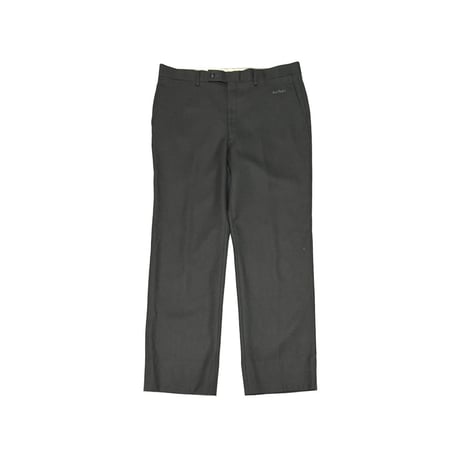 【USED】90's-00's pierre cardin Bias-Rib Wool Trousers Dark Grey