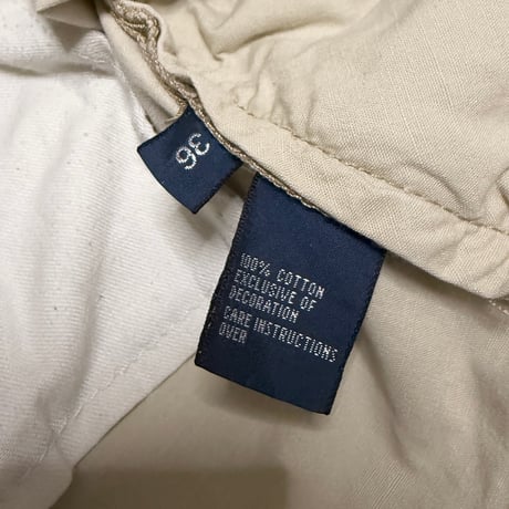【USED】90's-00's Polo by Ralph Lauren SURPLUS FIT Cargo Shorts Ivory