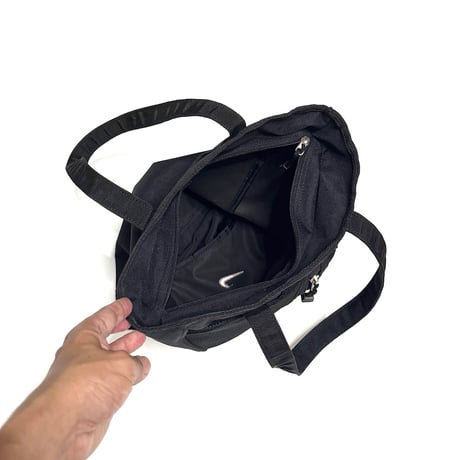 【USED】00's NIKE Cyber Rave Mesh Tote Bag Black