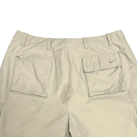 【USED】00's NIKE GOLF Cargo Shorts Right Beige