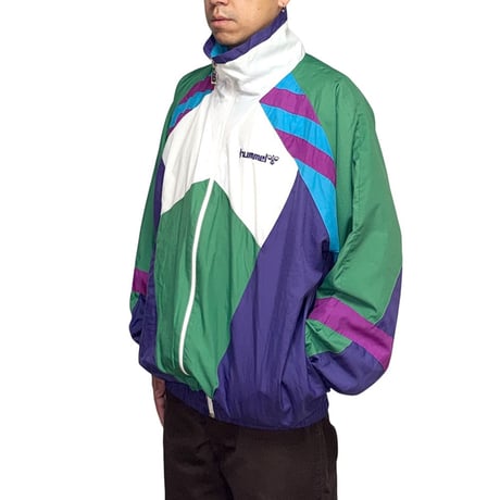 【USED】90's hummel Multi Color Training Jacket
