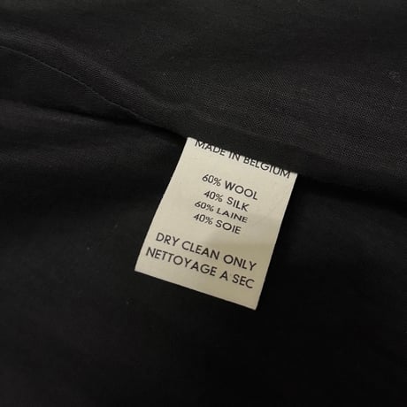 【DEAD STOCK】90's Veronique Branquinho 1B Sleeveless Tailored Jacket