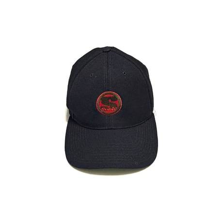 【USED】90's Sonic Skateboards Logo Snapback Cap Black