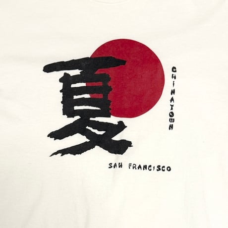 【USED】90's-00's Chinatown “Summer” Kanji Graphic T-shirt