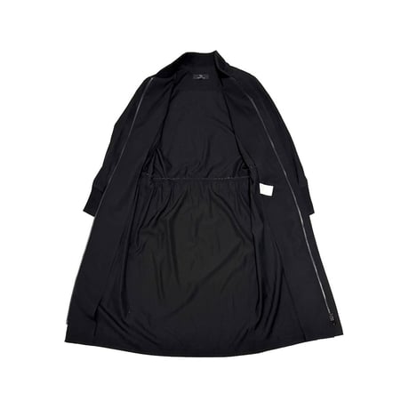 【USED】00's Y’s Yohji Yamamoto 2007ss Bomber × Skirt Docking Zip Coat Black