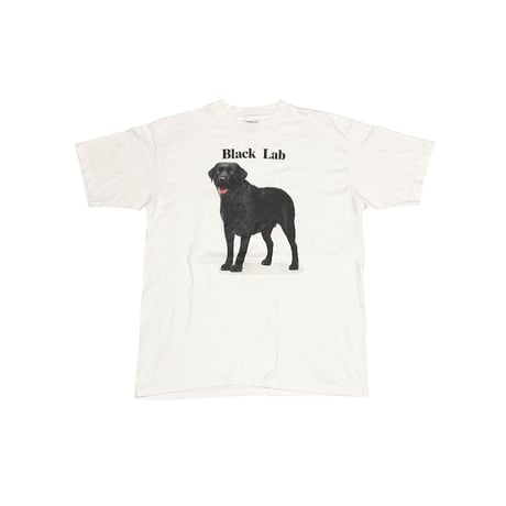 【USED】90's Teletrend Black Lab Graphic T-shirt