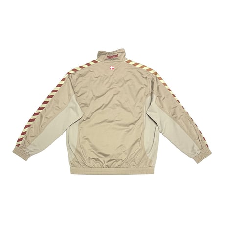 【USED】00's hummel Denmark Football Track Jacket Beige