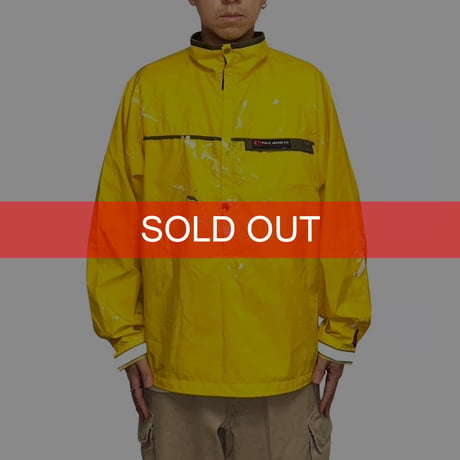 【USED】00's POLO JEANS CO. RALPH LAUREN Paint-Stained Nylon Pullover Jacket