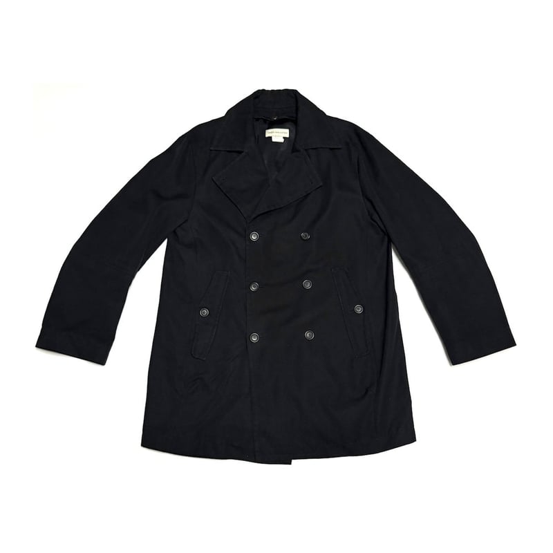 USED】90's-00's DRIES VAN NOTEN Black Double-Br