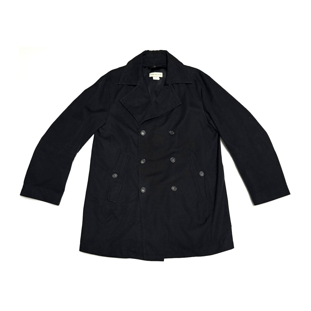 USED】90's-00's DRIES VAN NOTEN Black Double-Br