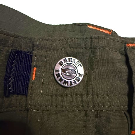 【USED】90's-00's OAKLEY SOFTWARE Ripstop Cargo Shorts Khaki