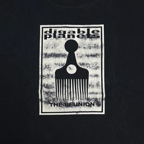 【USED】00's Digable Planets “THE REUNION” Afro Comb Graphic T-shirt