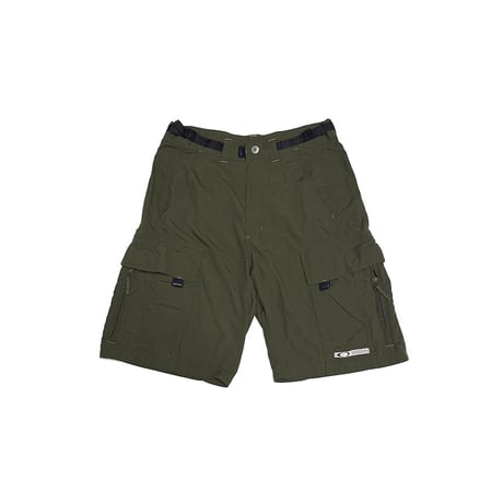 【USED】90's-00's OAKLEY SOFTWARE Ripstop Cargo Shorts Khaki