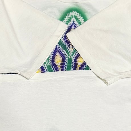 【USED】80's-90's Psychedelic Kaleidoscope Airbrush Print T-shirt