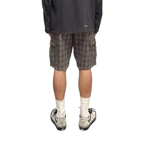 【USED】00's Eddie Bauer Plaid Cargo Shorts