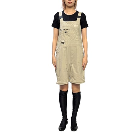 【USED】Columbia 2001SS Convertible Detachable Overalls Greige