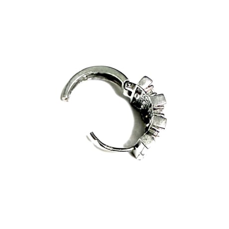 【BOOMBABA BOUTIQUE】(No.33) Sterling w/ Zirconia Earrings 925 sterling silver; zirconia