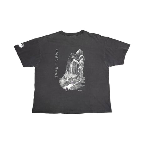 【USED】 90's-00's CHI WORKS “Nei Xing Zi De” Oriental Philosophy Graphic T-shirt