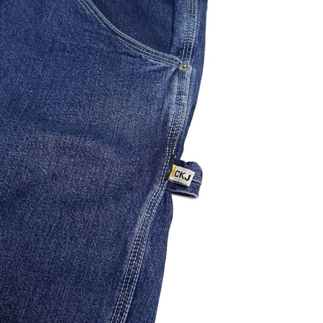【USED】00's CK Calvin Klein Jeans Denim Painter Shorts Indigo