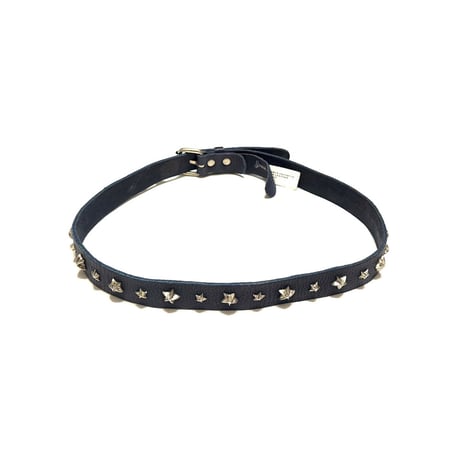 【USED】00's PAUL & JOE SISTER Star Studded Genuine Leather Belt