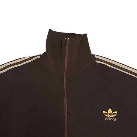 【USED】70's adidas VENTEX Trefoil Track Jacket Brown Made in France