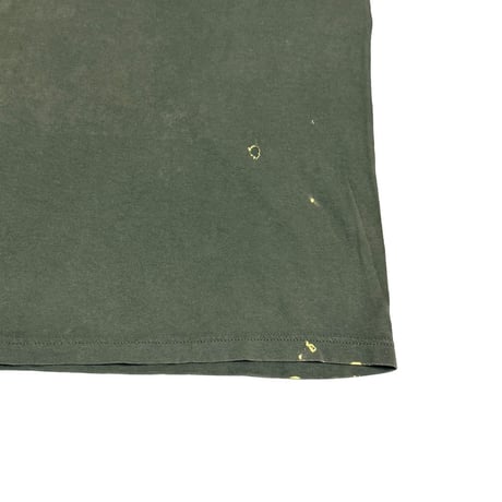 【USED】90's HAZ-MAT Robot Graphic T-shirt Olive