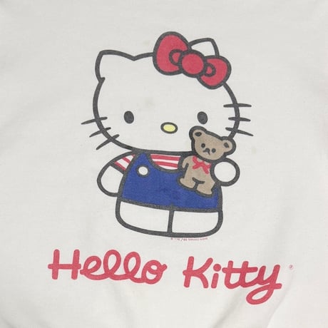 【USED】90's Sanrio Smiles Hello Kitty Oversized Graphic Sweatshirt