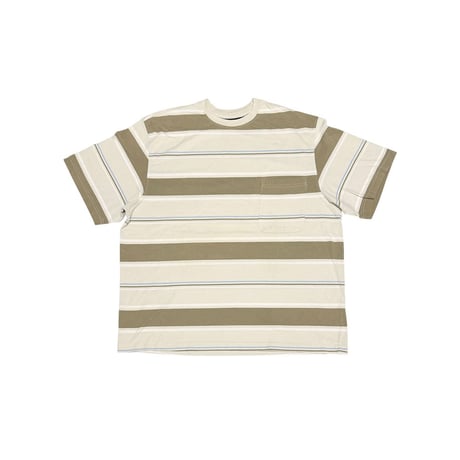 【USED】00's Puritan Multi Stripe Pocket T-shirt