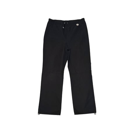 【USED】00's EURO NIKE Cotton Blend Drawcord Track Pants Black
